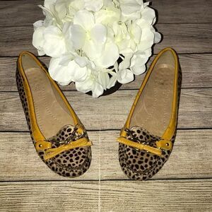 J. Crew Collection Siena Calf Hair Driving Shoes